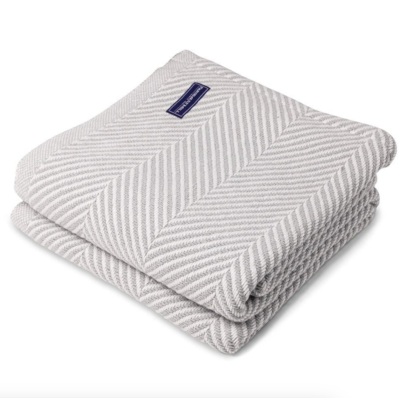 Monhegan Cotton Throw Without Fringe Blanket