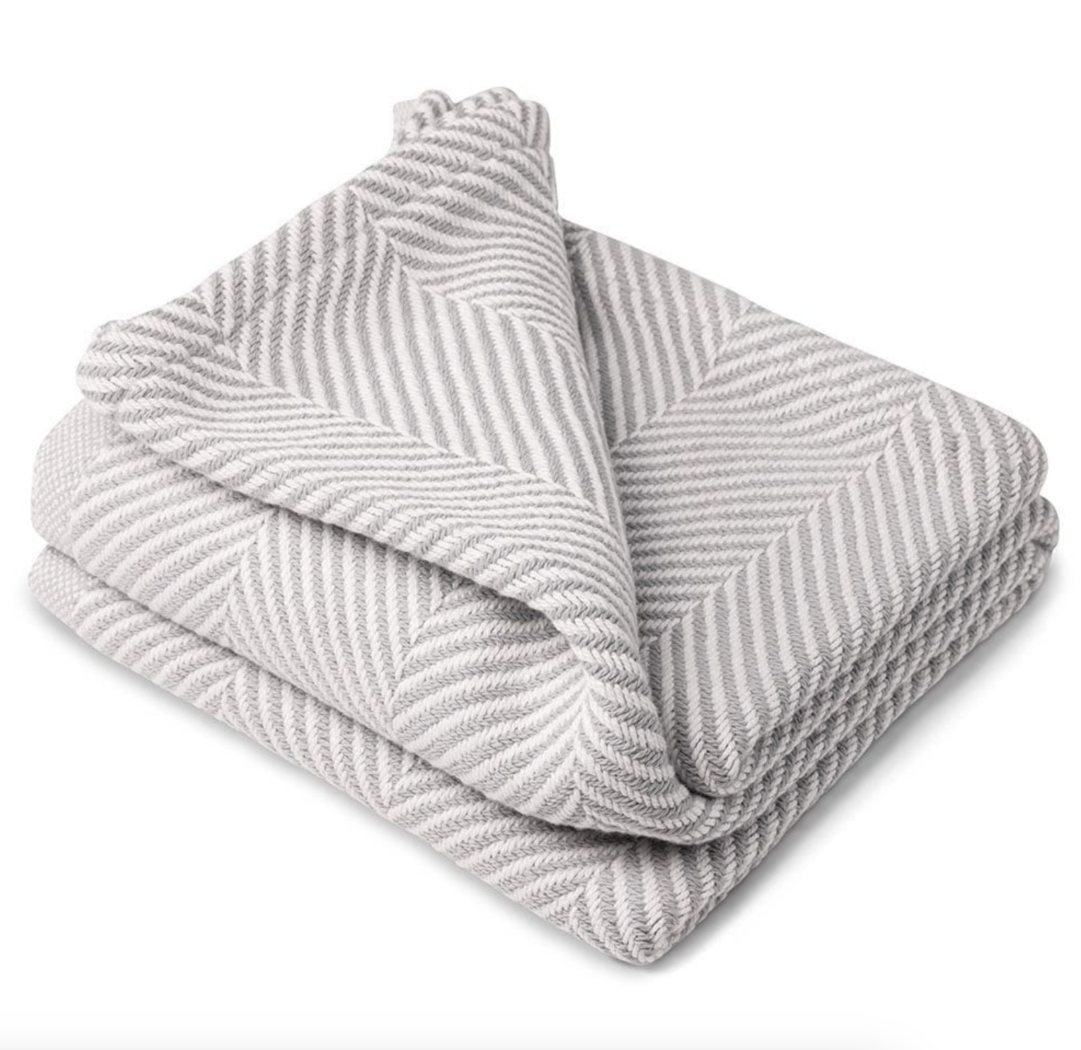 Monhegan Cotton Throw Without Fringe Blanket