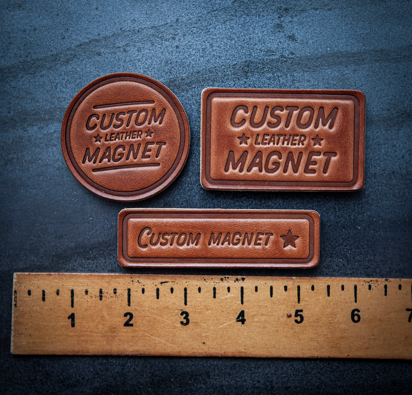 Leather Magnets