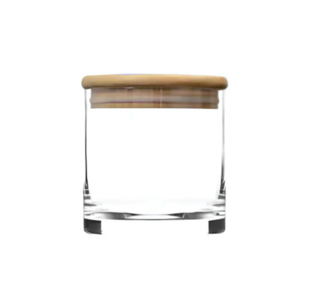 Cayman Bartop Canister w/ Bamboo Top