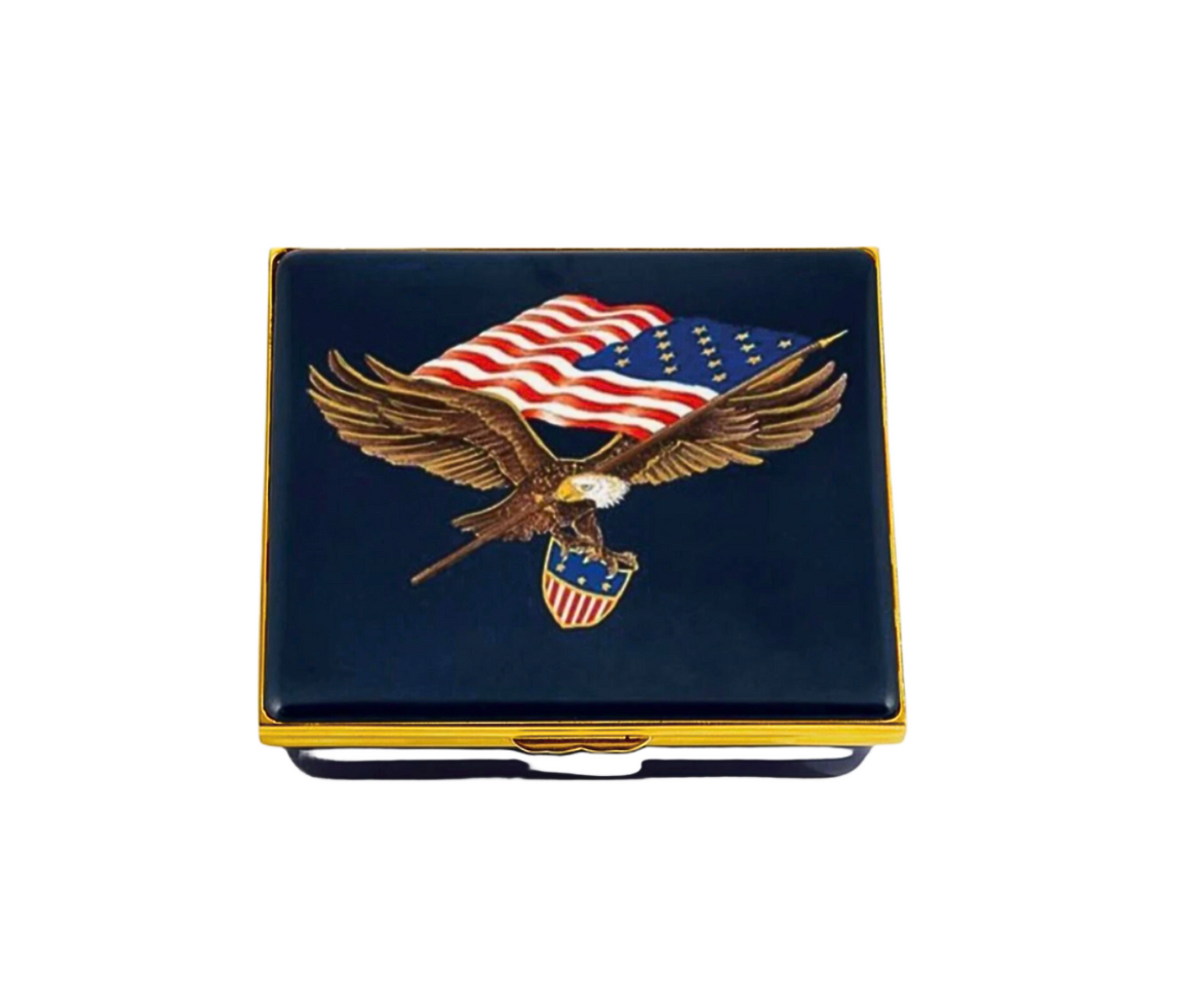 The Star-Spangled Banner Enamel Box