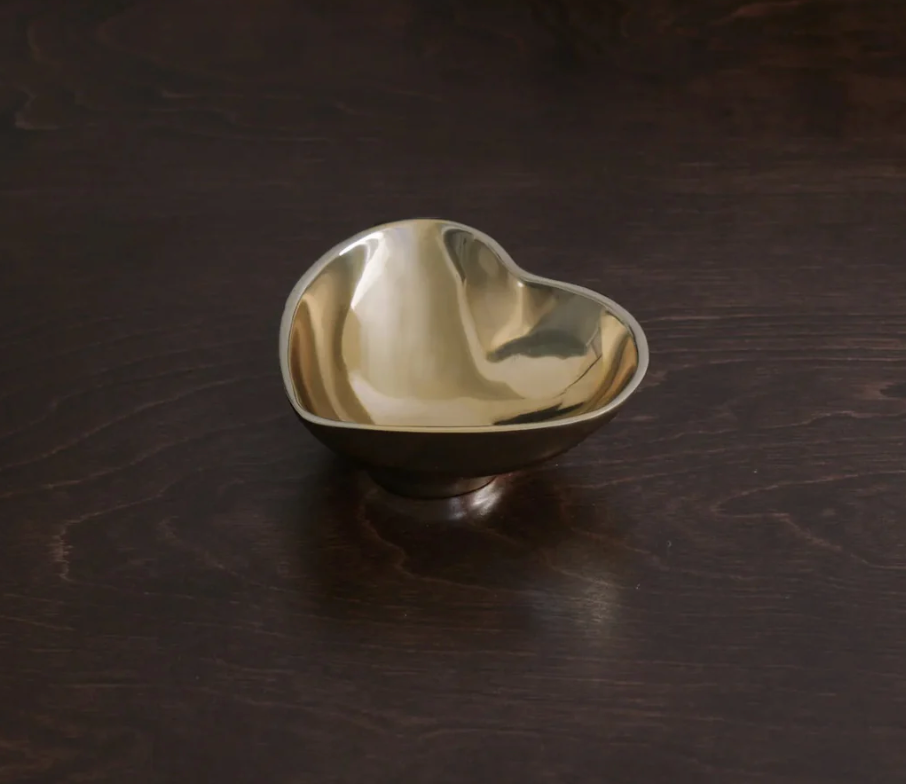 Gold Heart Bowl