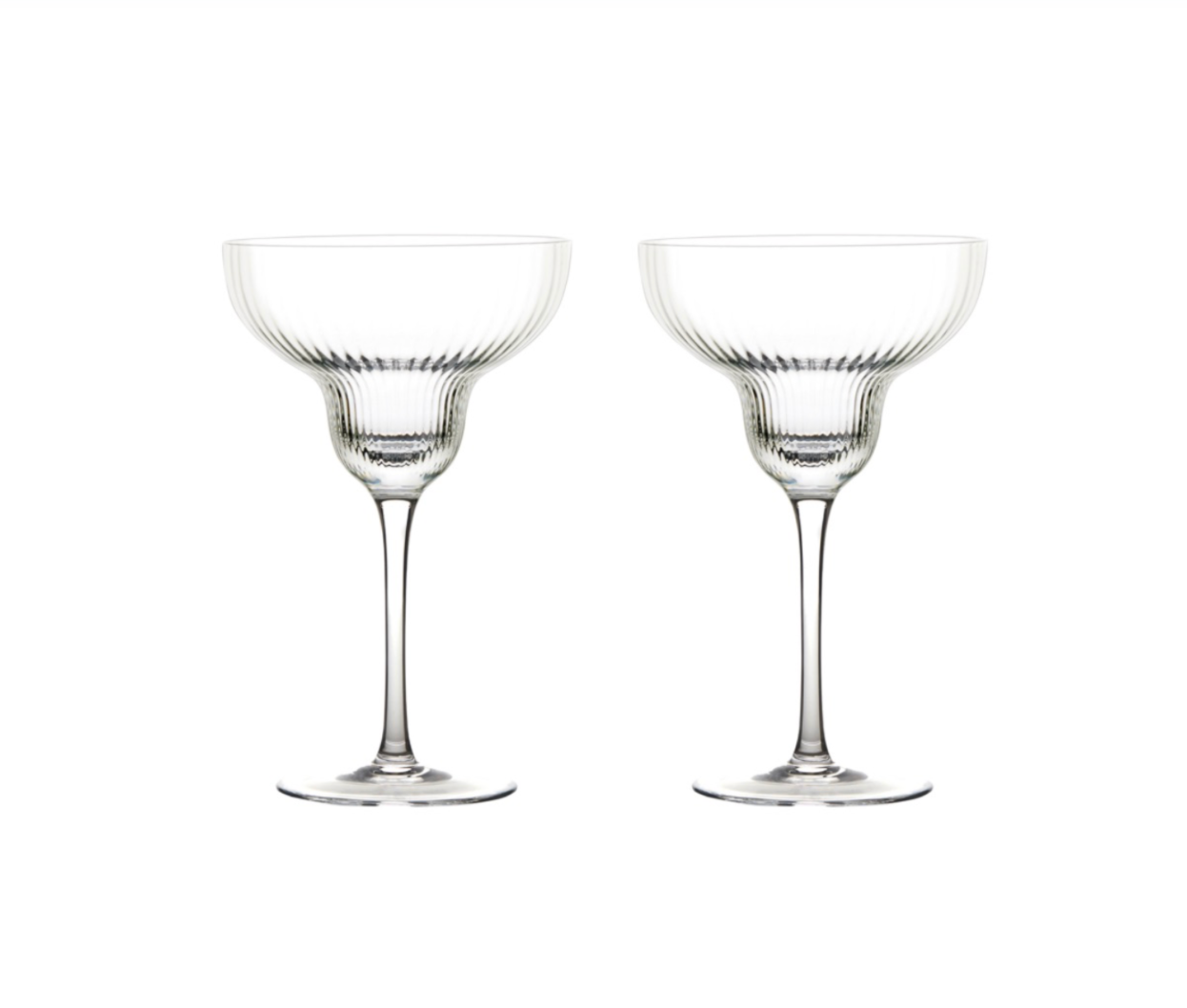 Set of 2 Empire Clear Glasses - Thumbnail 5