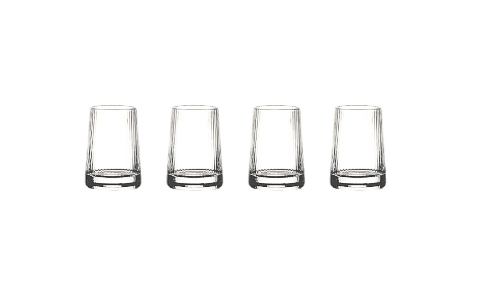 Empire Clear Glasses - Set of Four