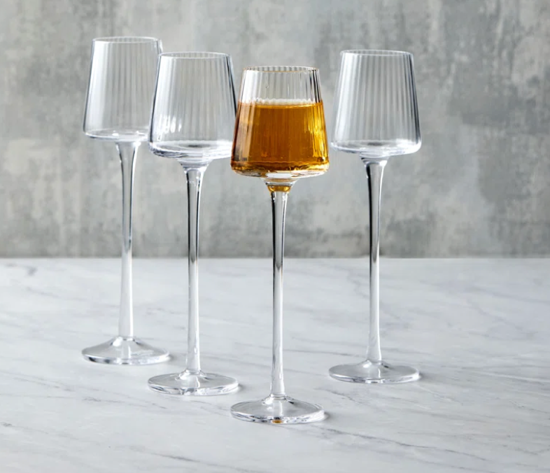Empire Clear Glasses - Set of Four