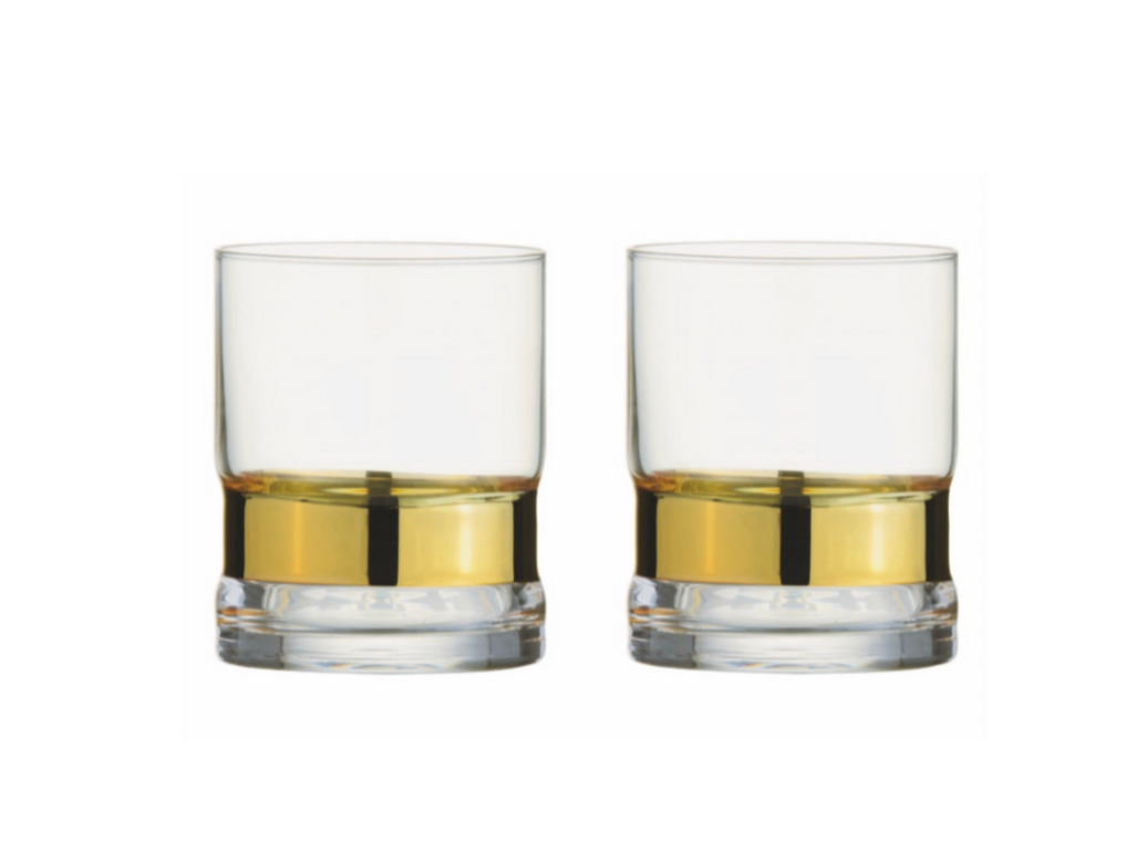 Gold SoHo Glasses - Set of 2