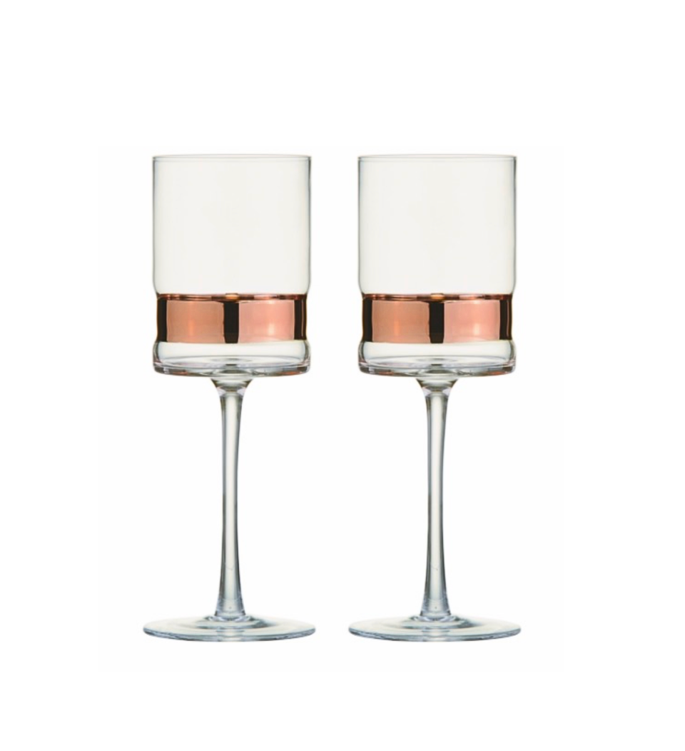 Bronze SoHo Glasses - Set of 2