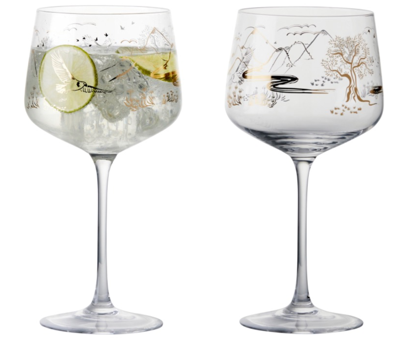 Skye Glasses - Set of 2