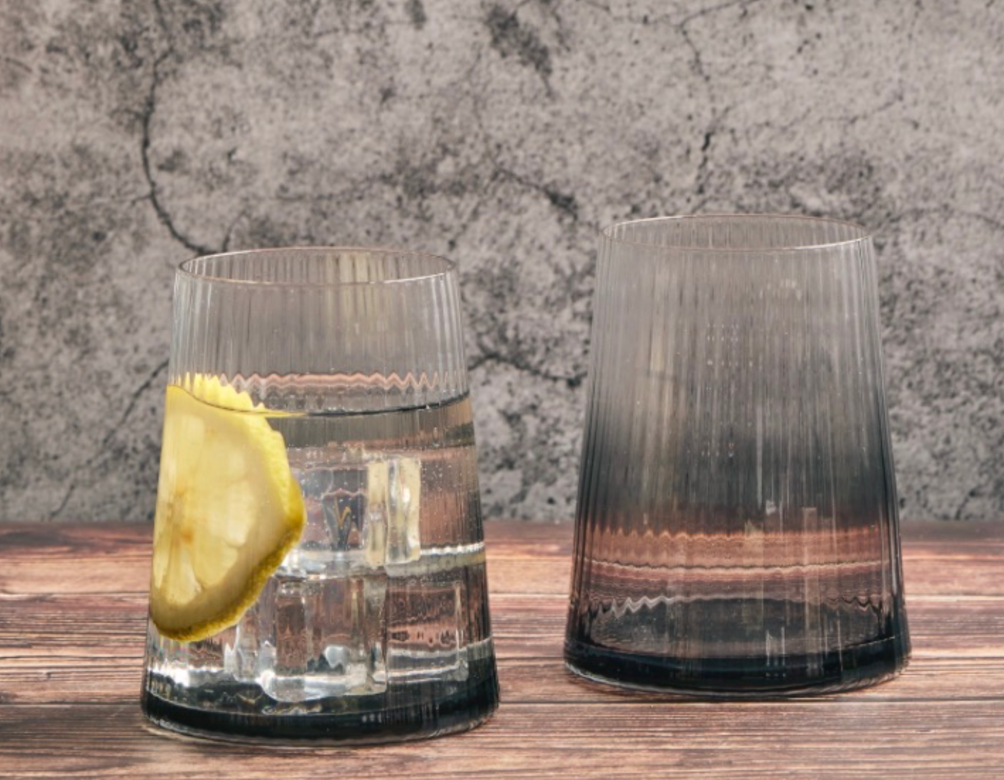 Empire Smoke Glasses - Set of Two
