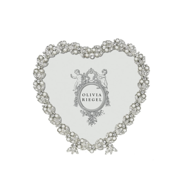 Olivia Riegel Silver Contessa Heart Frame
