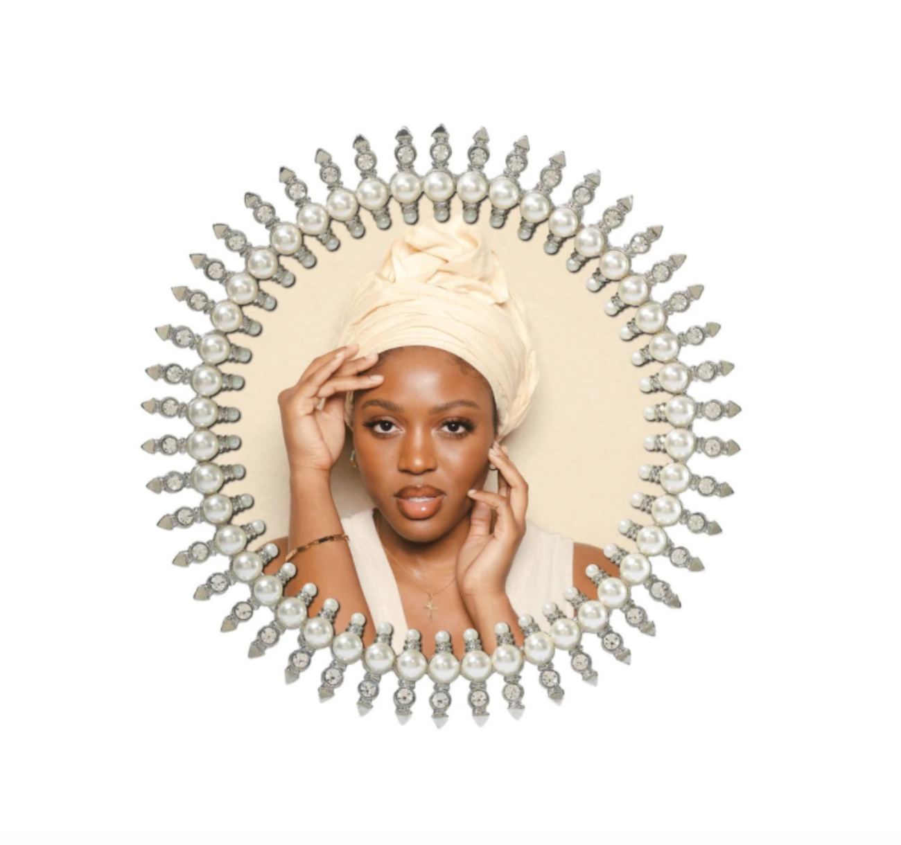 Olivia Riegel Pearl Jubilee Round Frame - Thumbnail 5