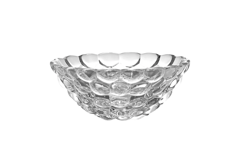 Raspberry Crystal Glass Bowl - Thumbnail 3