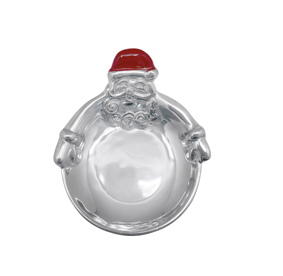 Mariposa Hugging Santa Candy Dish