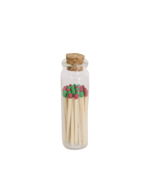 The Winter Elk Glass Candle & Match Set