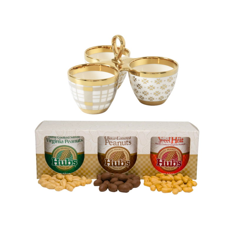 Holiday Snack Trio Server Set