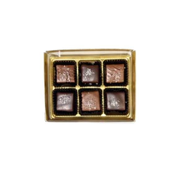 Personalized Gold Candle & Gourmet Caramels Set