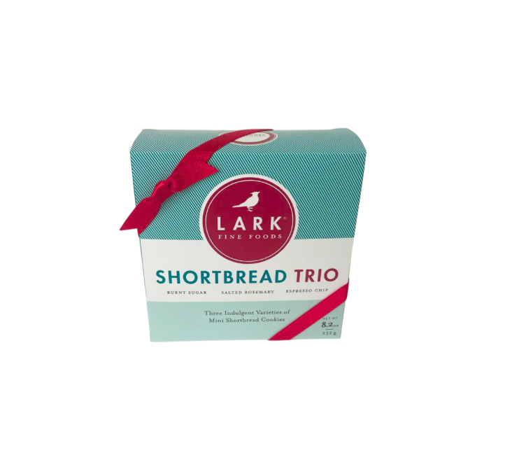 Leather Desk Jotter & Holiday Shortbread Set