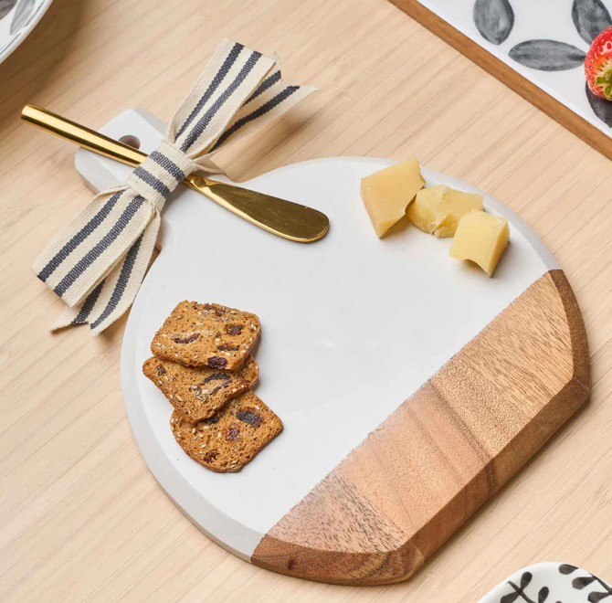 The Bright & Thankful Round Board Serving Set