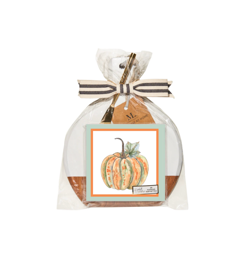 The Bright & Thankful Round Board Serving Set