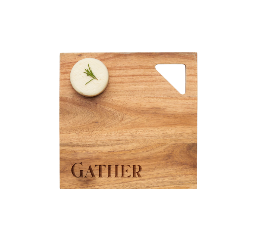 Thanksgiving Acacia Modern Geo Square Board - Thumbnail 2