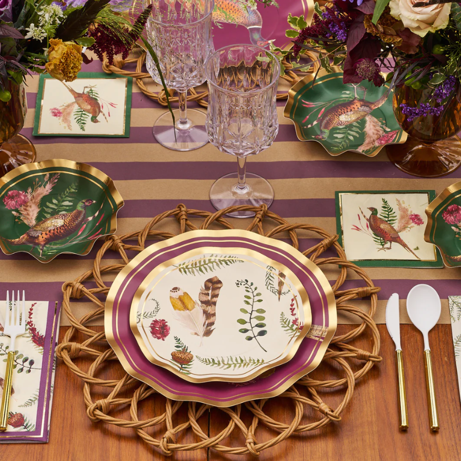 Thanksgiving Guest Towels with Ceramic Napkin Tray