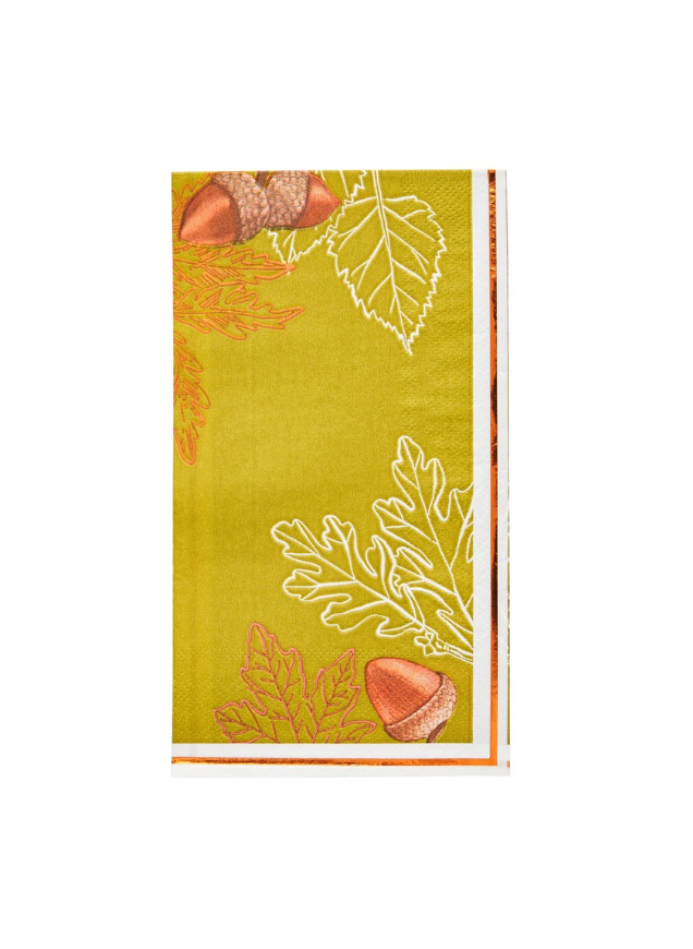 Thanksgiving Guest Towels with Ceramic Napkin Tray