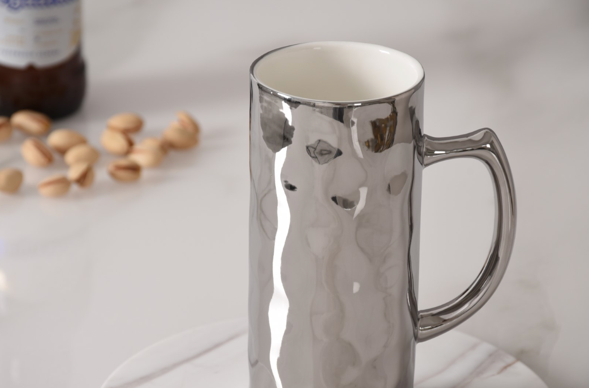 Nutcracker Holiday Beer Mug & Bottle Opener Set