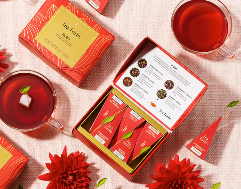 Rich Red Tea Set
