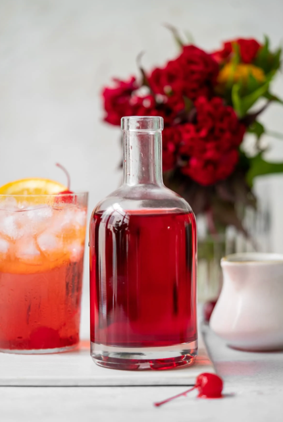 8 oz Tart Cherry Grenadine Simple Syrup