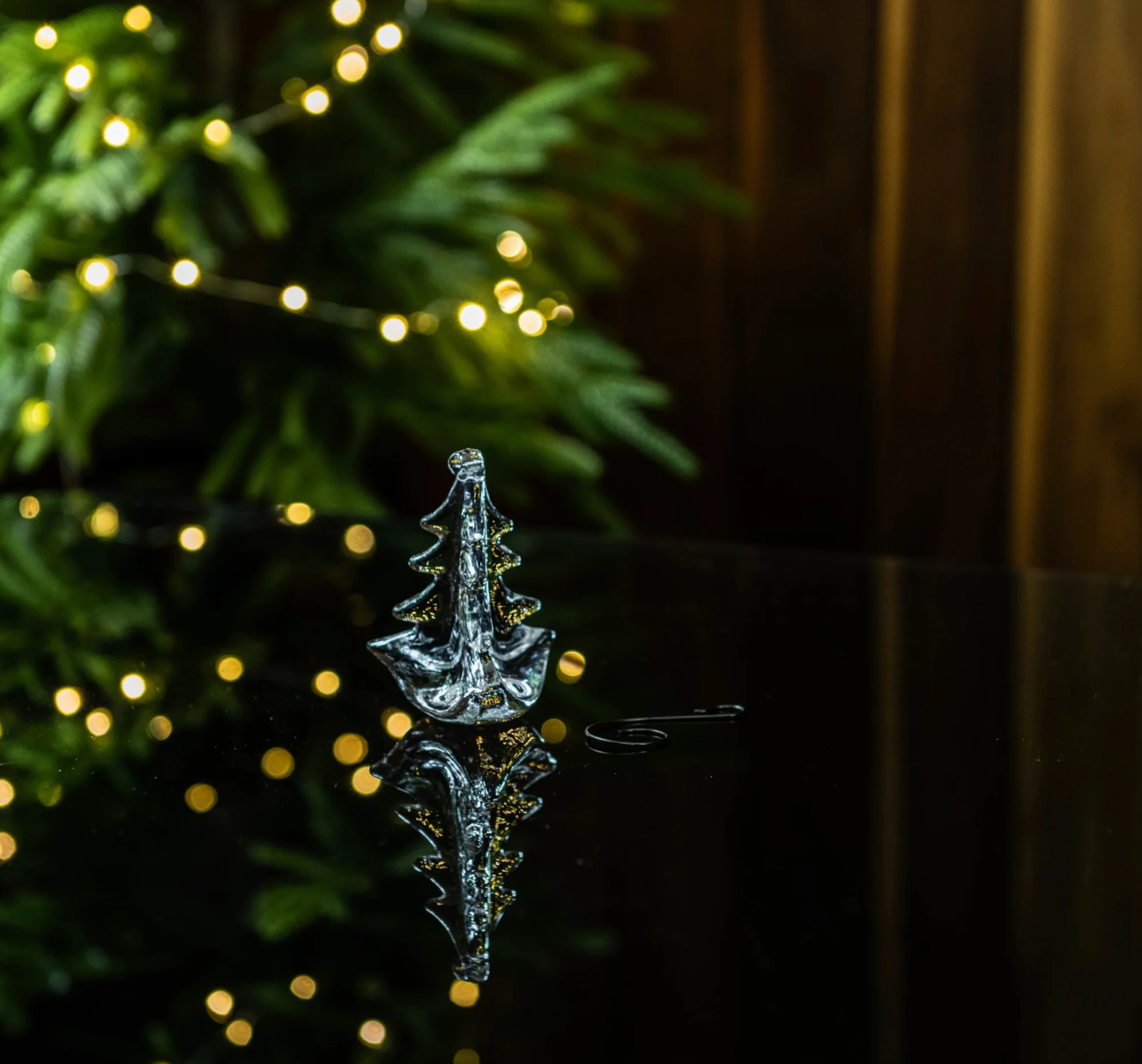 Evergreen Candlelight & Ornament Set