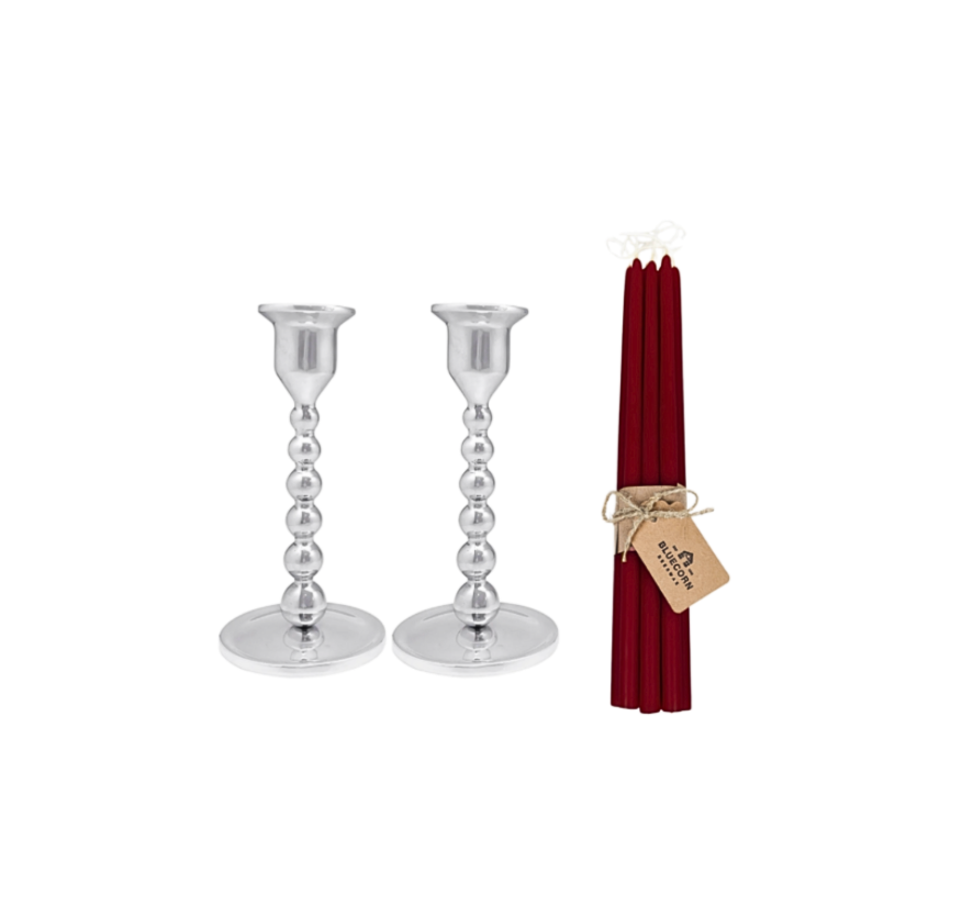 Pearled Candle Set - Thumbnail 2