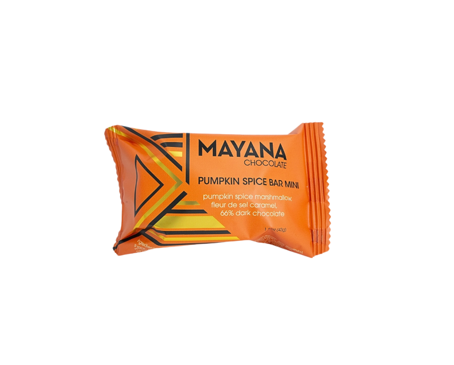 Mayana Pumpkin Spice Mini Chocolate Bar