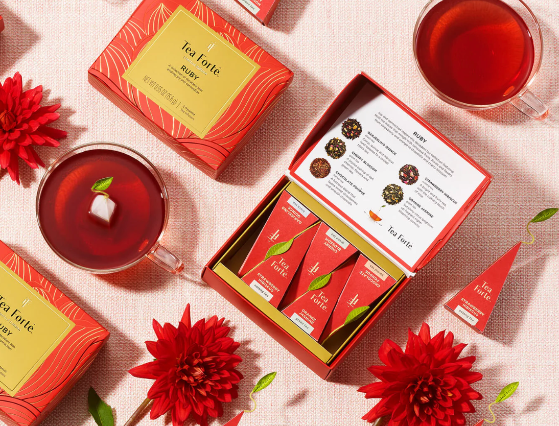 Ruby Mini Presentation Box of Tea