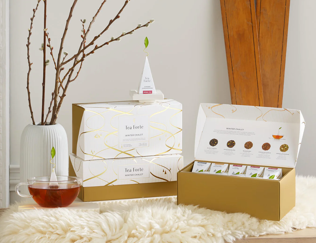 Seasonal Winter Chalet Box of Tea