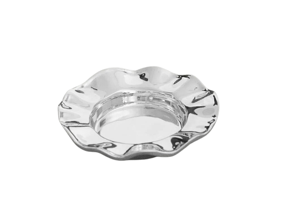 Beatriz Ball Silver Wine Coaster with "Cheers!" Engraving