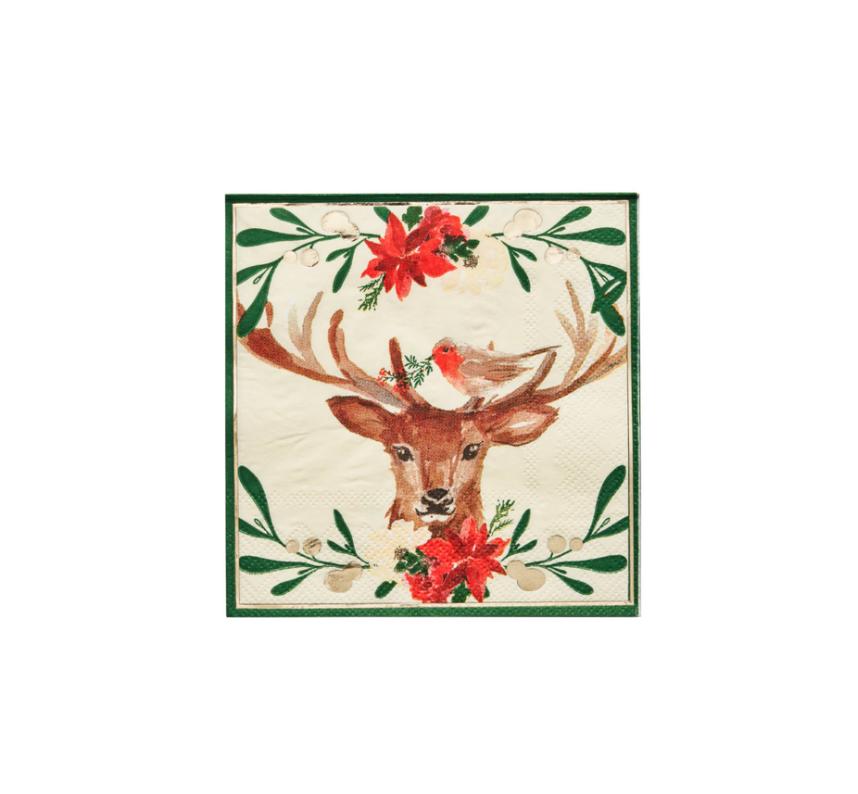 Christmas Forest Acacia Entertaining Set