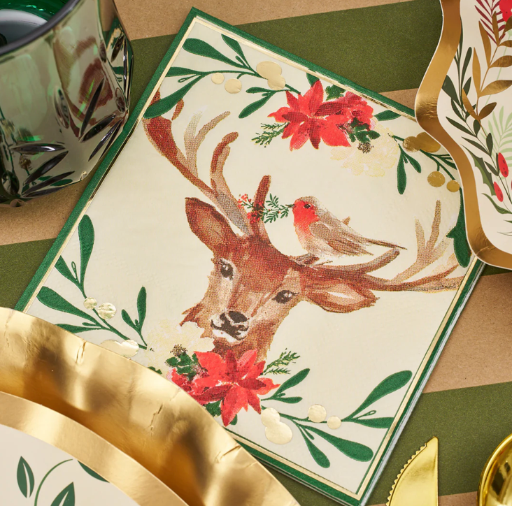 Christmas Forest Acacia Entertaining Set