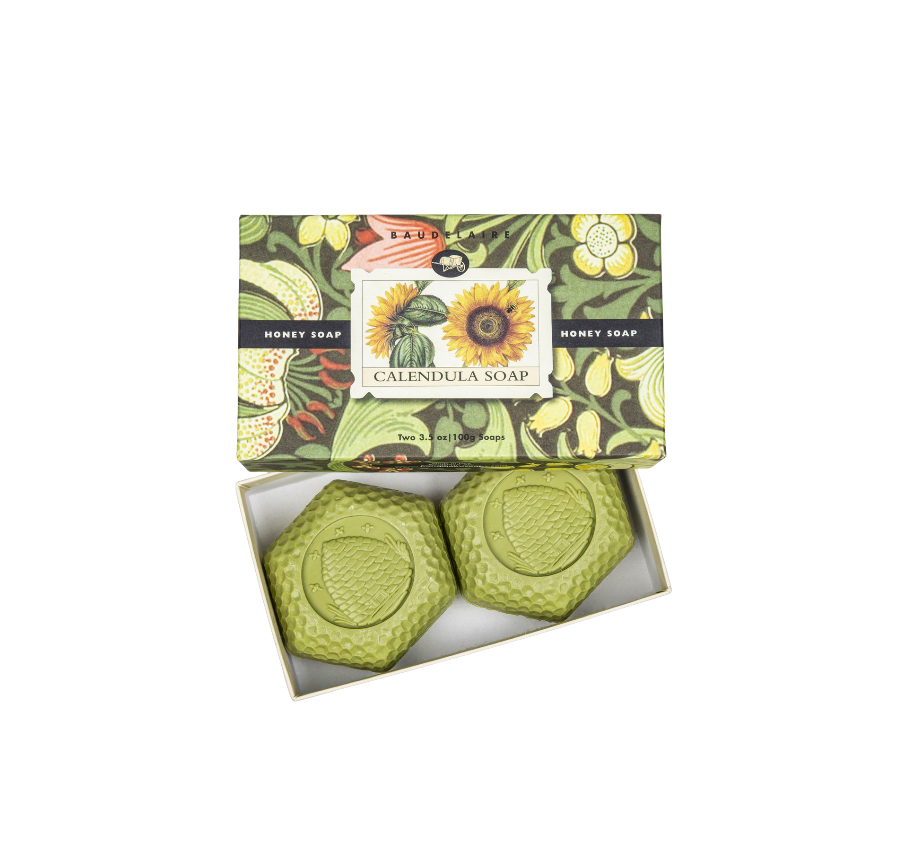 3.5 oz - 2-Bar Honey Soap in Gift Box