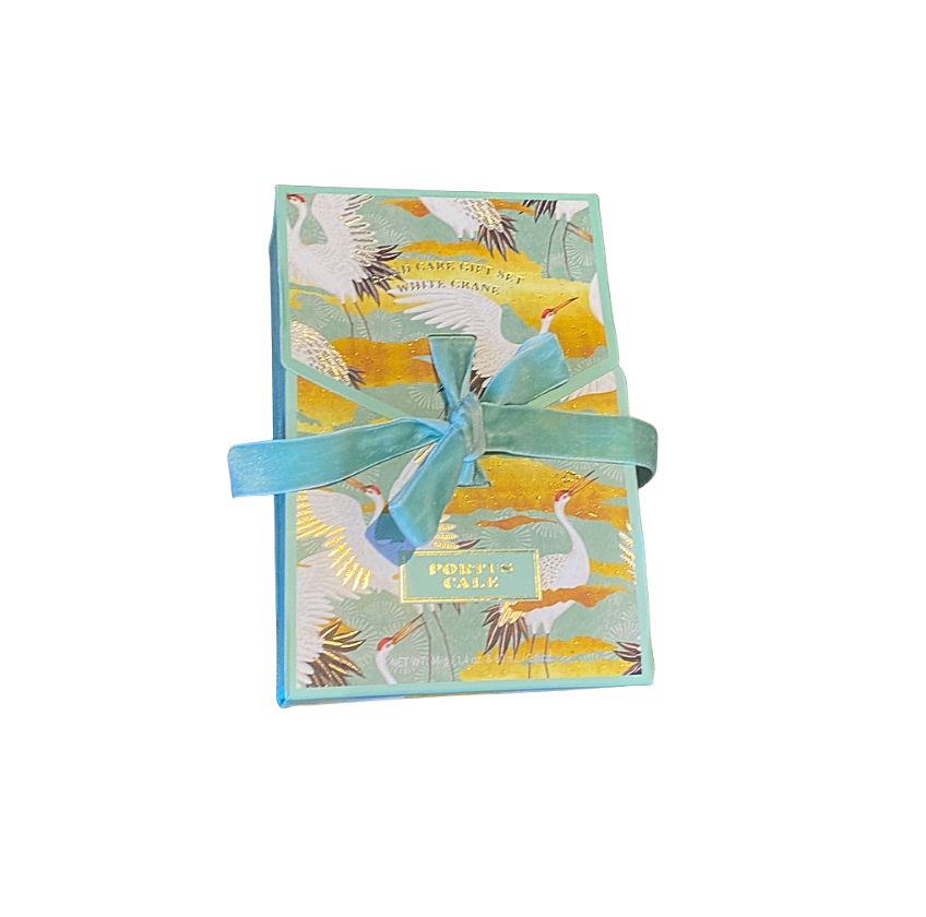 White Crane Soap Set