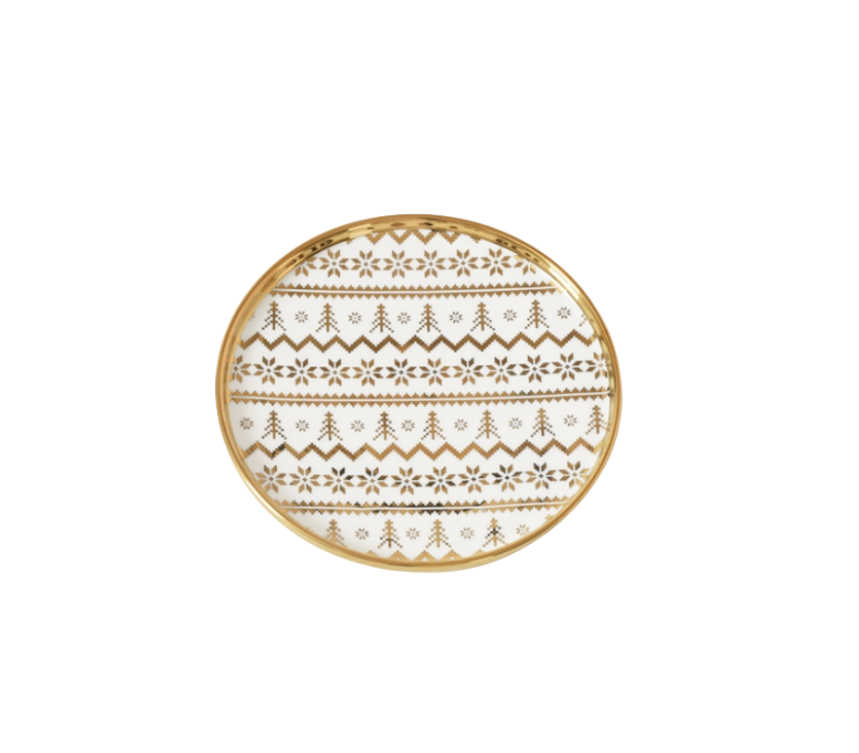 Holiday Christmas Tree Serving Plate