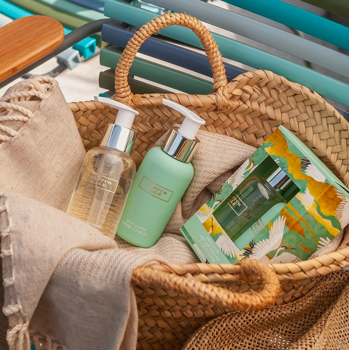 White Crane Body Care Travel Duo