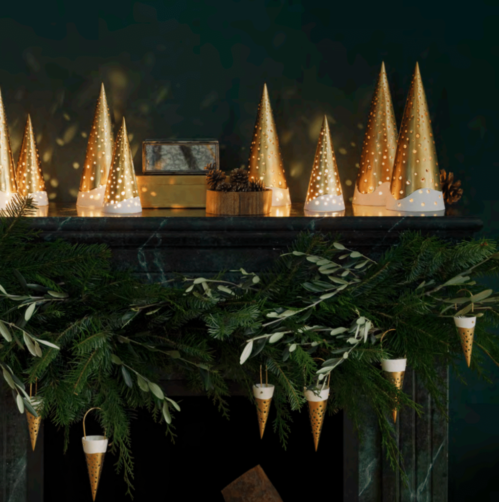 Nobili Gold Tealight Holders