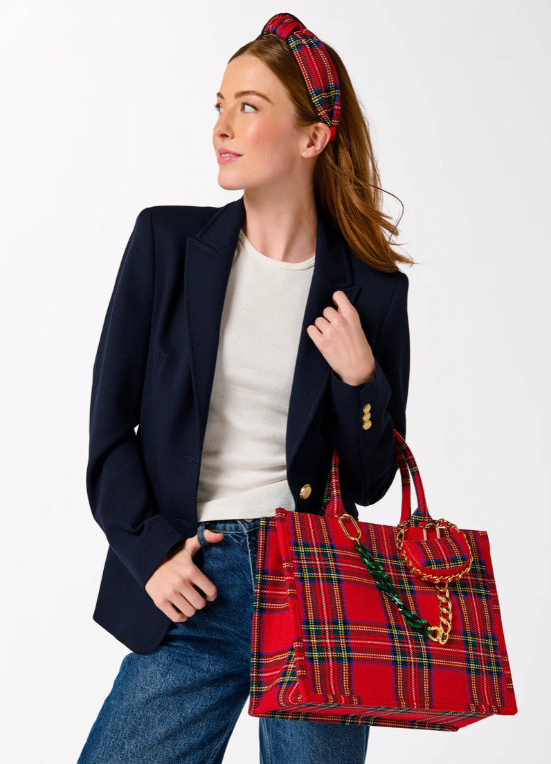 Tartan Knotted Headband