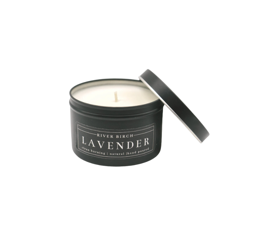 8 oz Holiday Soy Candle in Black Tin