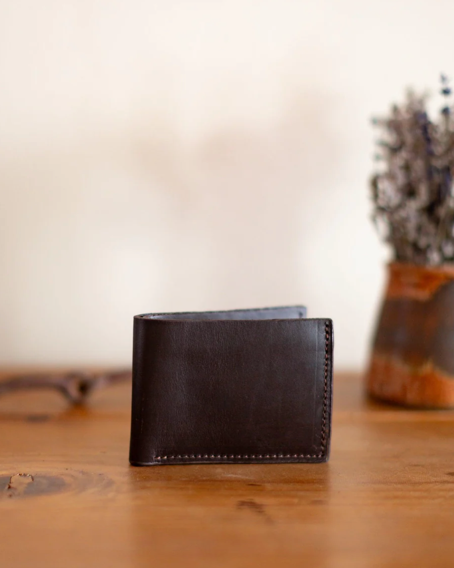 Bill Fold Leather Wallet