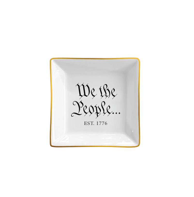 America 250 Square Trinket Tray Dish - Officially Licensed