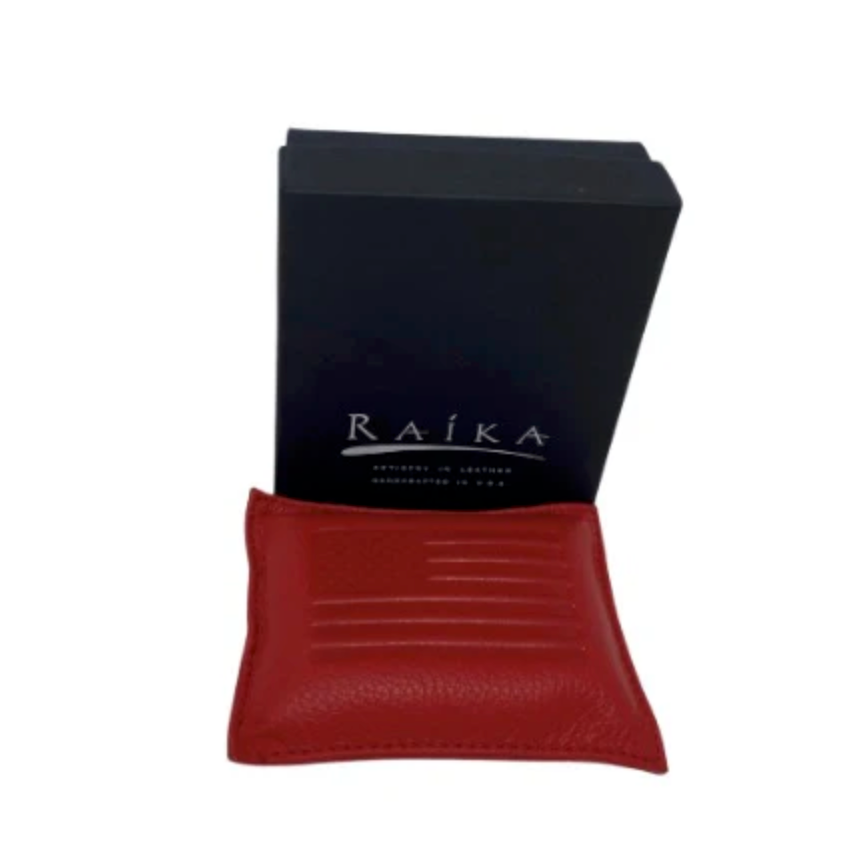 American Flag Leather Paperweight & Notecard Set