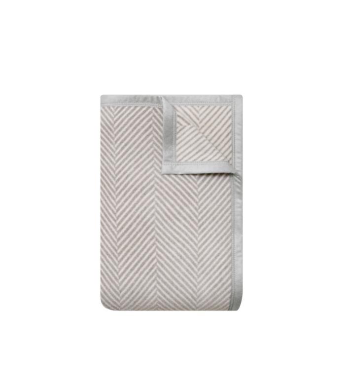 Branded Herringbone Blanket and Mug Set