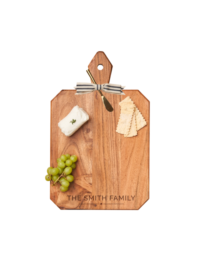 The Acacia Custom Entertaining Board & Gourmet Set