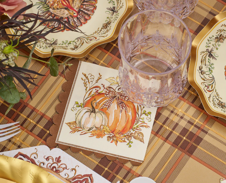 Harvest Table Candle & Napkin Set